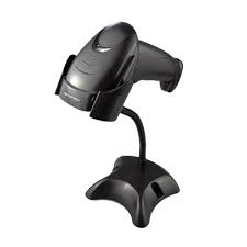 Leitores de código de barras em diferentes formatos sobre fundo branco